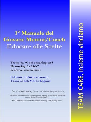 cover image of 1° Manuale del giovane Mentor/Coach. Educare alle scelte